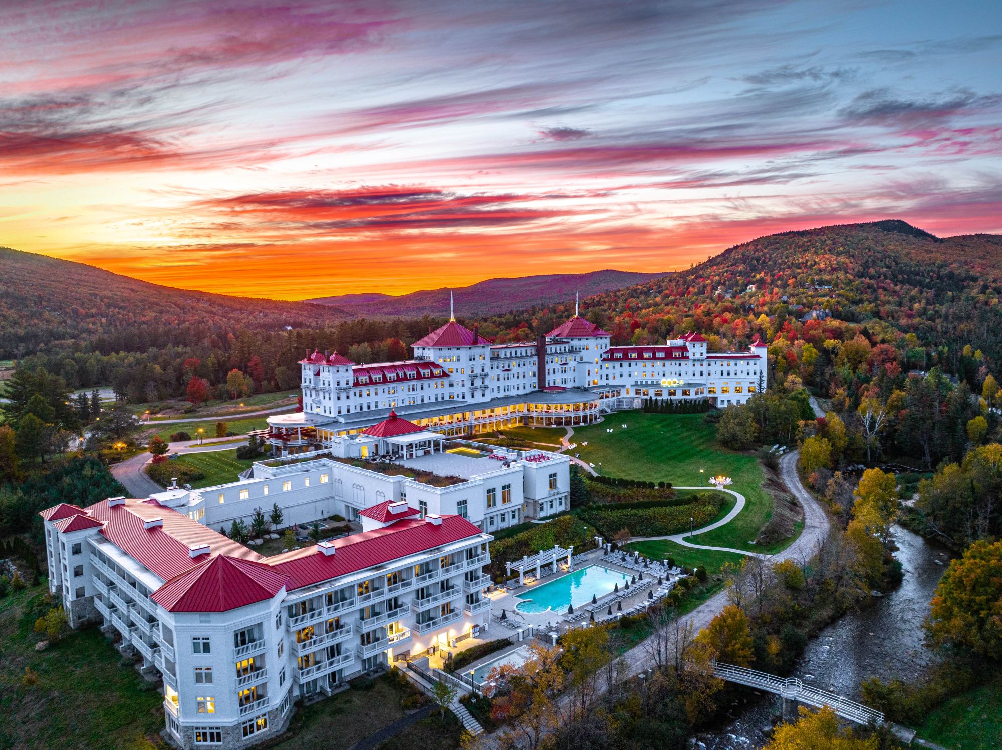 Omni Mount Washington Resort Arial Exterior